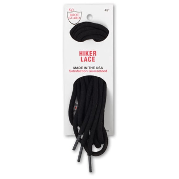KG's Boot Guard 54" Hiker Laces Black (1 pair) - 354BL
