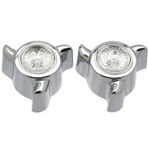 Danco 88746 Faucet Handle, Knob, Specifications: 2.6 in OD, 1-13/16 in Dia Base, Zinc, Chrome Plated