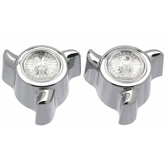 Danco 88746 Faucet Handle, Knob, Specifications: 2.6 in OD, 1-13/16 in Dia Base, Zinc, Chrome Plated