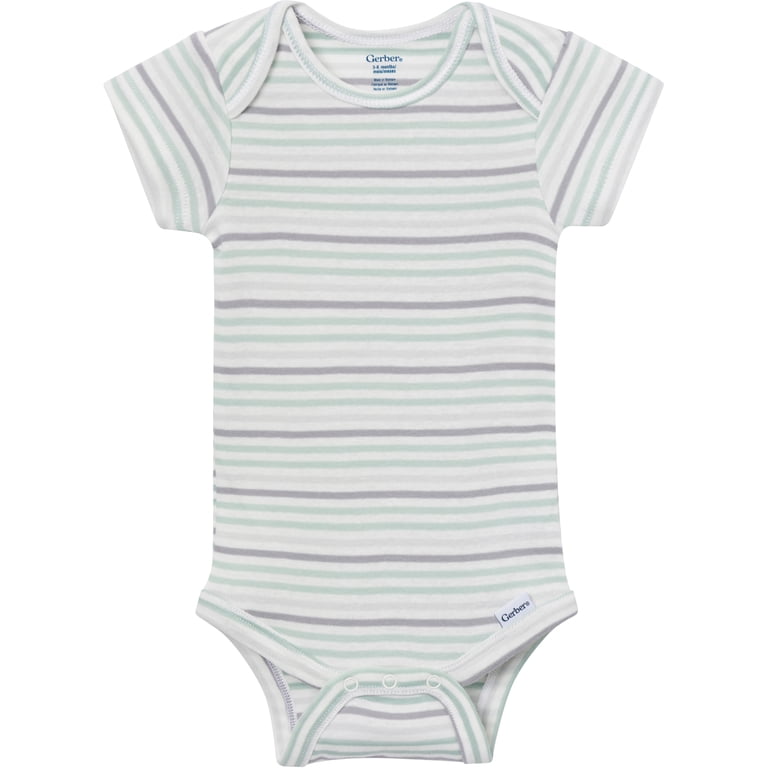Gerber Baby Short-Sleeve Onesies Bodysuits, 8-Pack photo 6