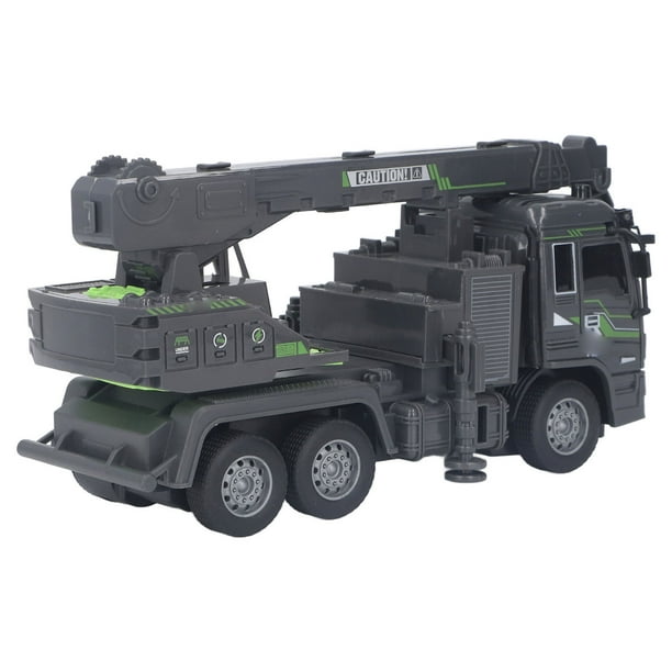 Grúa RC, Juguete De Camión Grúa De 4 Con Luces Para El Hogar Para Niños