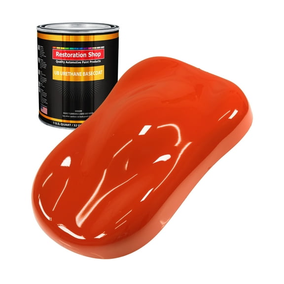 TRACTOR Red 1 Quart URETHANE BASECOAT Car Auto Body Paint