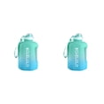 thumbnail image 2 of Botella de agua Naiovety 2,2 l a prueba de fugas con marcador de tiempo plástico organizador taza deportiva, 2 of 6