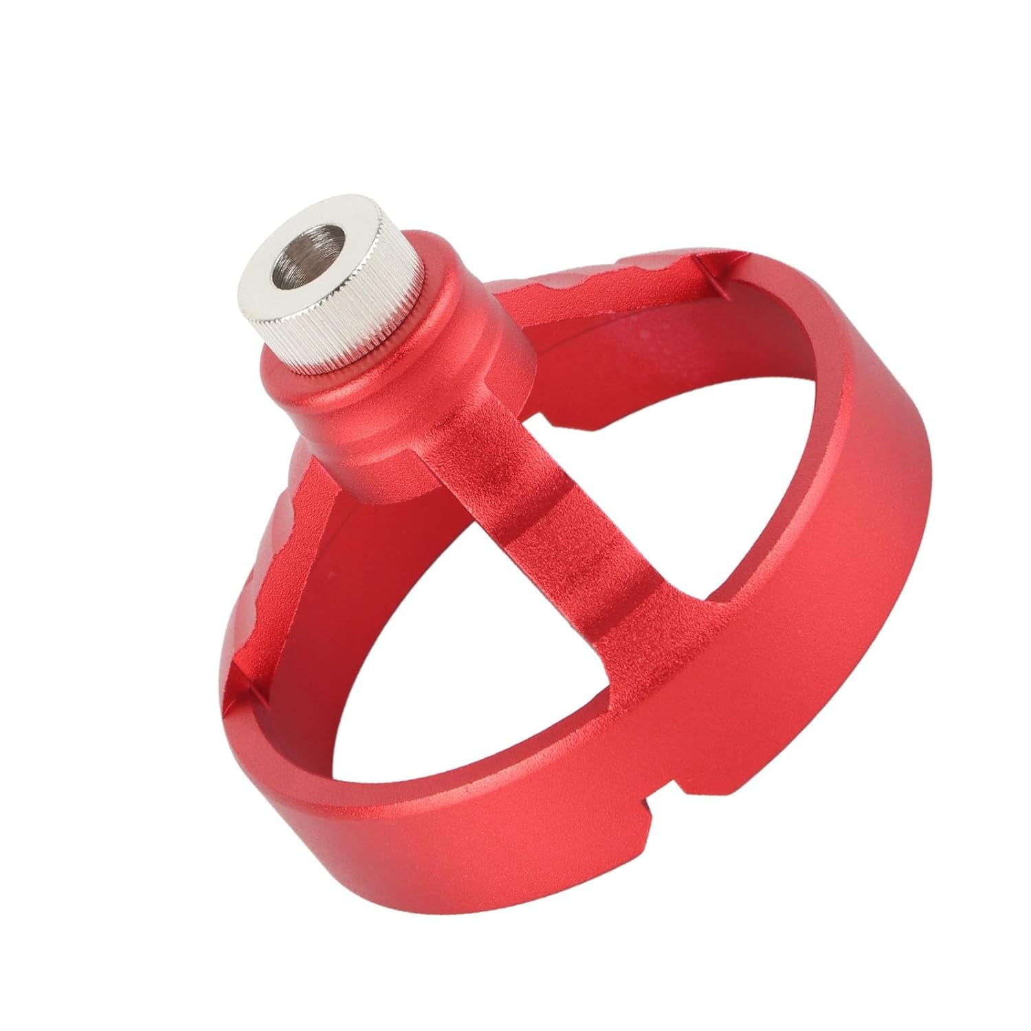 RVKXHD Woodworking Vertical Hole Puncher, Drill Bit Jig, Straight Angle Drill Punch Locator Vertical Drilling Fixture, Hole Drilling, jigs (Red)