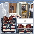 thumbnail image 2 of Wall decoration, Patriotic decorations, 12X14 in Wood Sign, Fourth of July decorations, Front Door decorations, Bow decorations, Home decoration, Americana decor, Wooden Wall Art,, 2 of 8