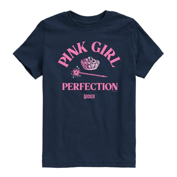 Wicked - Pink Girl Perfection - Youth Short Sleeve Graphic T-Shirt