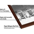 thumbnail image 3 of Americanflat 13x19 Picture Frame, MDF wood and shatter-resistant glass, portrait and landscape display, Mahogany, 3 of 5