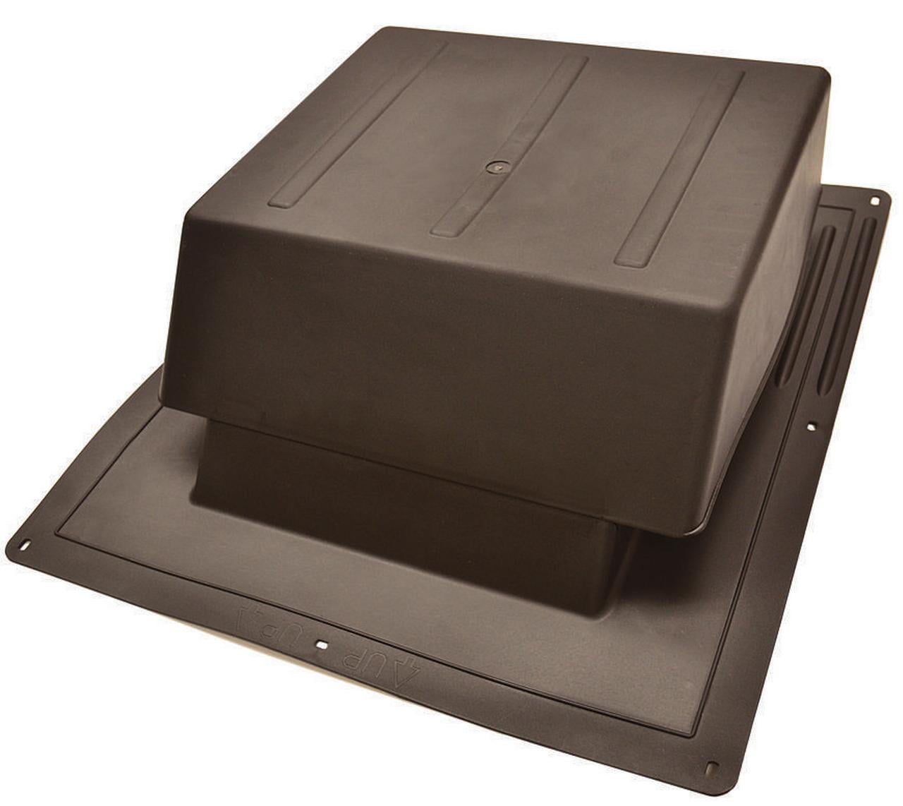 GAF Master Flow IR65BR Slant Back Roof Louver, 65 sq-in, High Impact Resin by Gaf/master Flow
