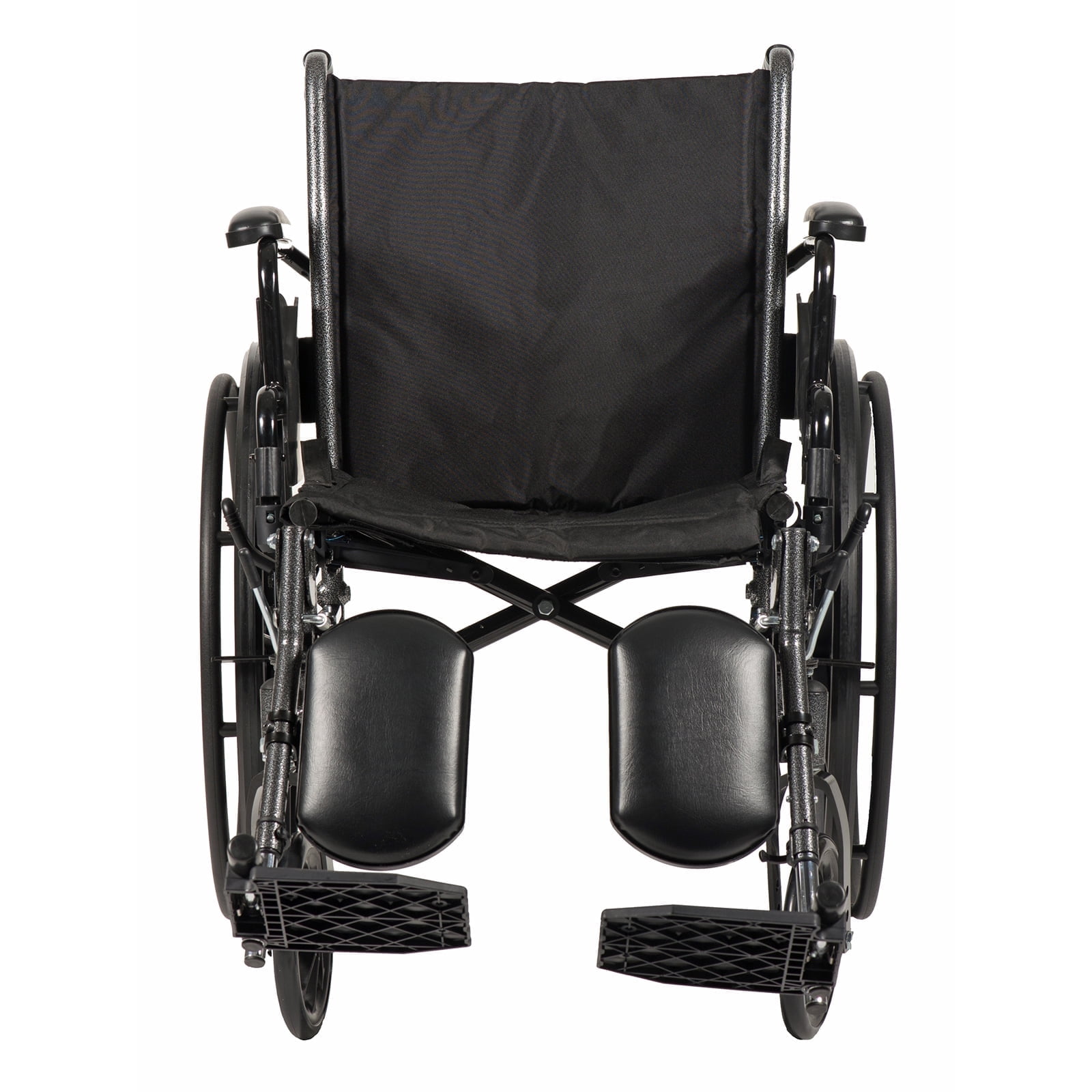 Dynarex DynaRide Series 3 Lite Wheelchair, 20"x16" Seat, 350 lb Capacity, Silver Vein Frame, 1 Unit