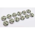 thumbnail image 7 of IBA Indianbeautifulart Green 25 Mm Check & Geometric Printed Canvas Fabric Buttons Round 2 Hole&nbsp;Decorative Buttons For Sewing Crafting Pack Of 50, 7 of 7