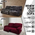 thumbnail image 4 of Funda Sofá reclinable extra ancho ULTICOR de 2 plazas Slipcover, color burdeos, 4 of 7