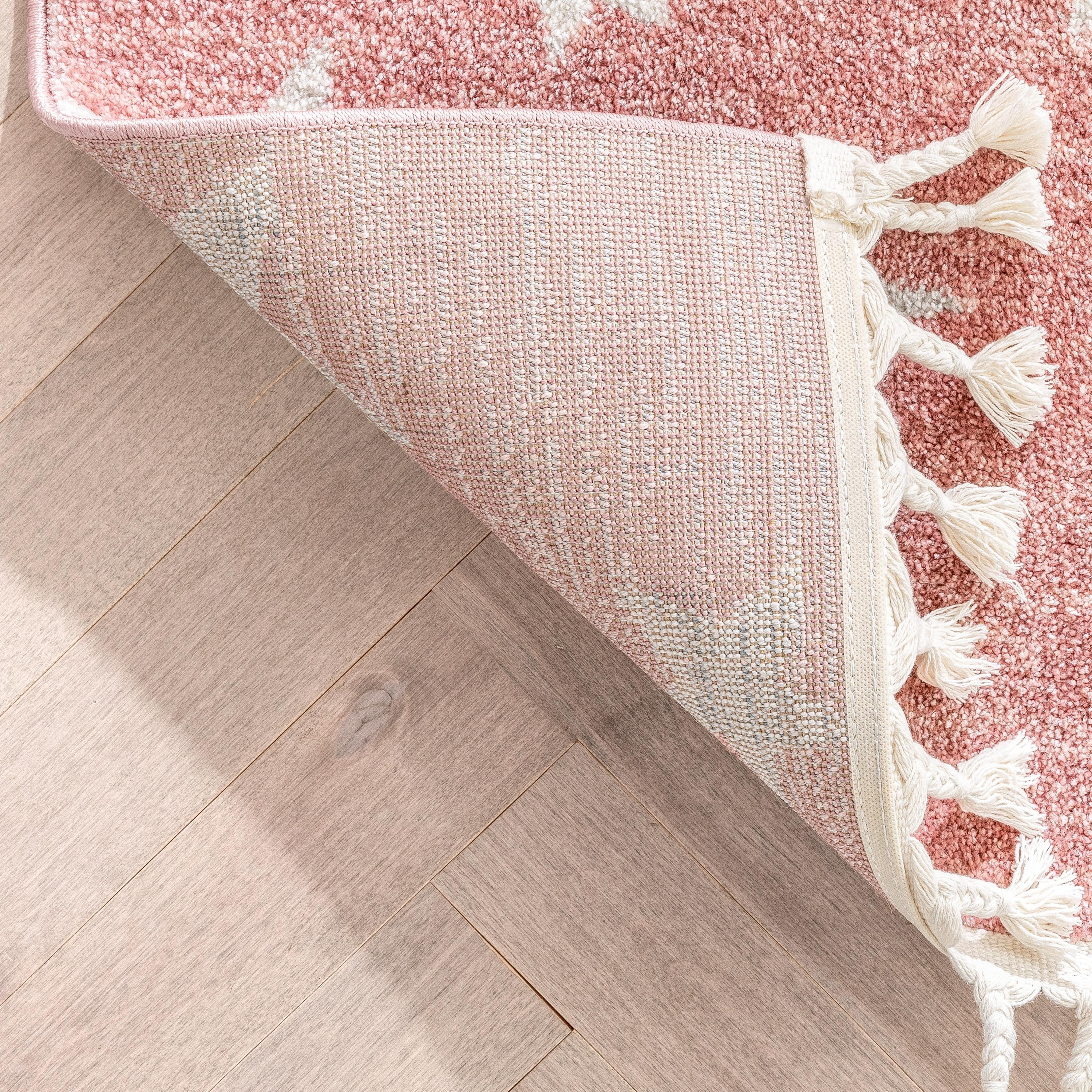Well Woven Kennedy Stars Modern Kids Rug Pink 2'3" x 7'3" Runner Rug