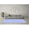thumbnail image 3 of Ahgly Company Indoor Rectangle Solid Blue Modern Area Rugs, 2' x 5', 3 of 4