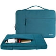 thumbnail image 2 of MOSISO Laptop Sleeve Compatible with MacBook Pro 16 inch 2021 2022 M1 Pro/Max A2485/2019-2020 A2141/Pro Retina 15 A1398, 15-15.6 inch Notebook, Polyester Multifunctional Briefcase Bag, Deep Teal 16-inch Deep Teal, 2 of 6