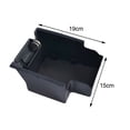 thumbnail image 5 of SPRING PARK Armrest Storage Box Space-saving Matched ABS Auto Secondary Storage Tray for Ford Escape 2013 - 2016, 5 of 6