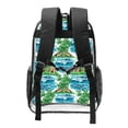 thumbnail image 2 of Kdxio Hawaii Palms Clear Backpack, Transparent Bookbag for School for Women Men, Capacity Clear Bag for College, Travel, 2 of 7