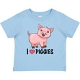 thumbnail image 3 of Inktastic I Love Piggies- Cute Pig Boys or Girls Baby T-Shirt, 3 of 5