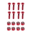thumbnail image 4 of 8 Unidades de Tornillos de Longboard Suministros de Deportes Pernos Reempalzable - rojo Sunnimix Tornillo de hardware para skateboard, 4 of 8