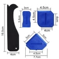 thumbnail image 3 of Outils de Calfeutrage en Silicone 3 en 1, Outil de Finition de Mastic en Acier Inoxydable, Grattoir à Joints, Réutilisable et Remplace 5 Tampons en Silicone, Excellent Outil pour la Cuisine, 3 of 5