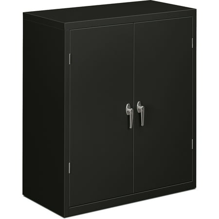 UPC 089192705702 product image for HON Assembled Storage Cabinet, 36w x 18-1/4d x 41 3/4h, Black | upcitemdb.com
