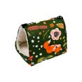 thumbnail image 2 of Chirstmas Bird Nest House, Winter Warm Snuggle Hut, Bird Bed, Hanging Hammock for Parrots Budgies Parakeets Caique Senegal Cockatiels Conures, A _ Green _ S, 2 of 6