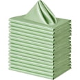 thumbnail image 1 of Granjero Gordo Servilletas de poliéster, 16,92 x 16,92 pulgadas, servilletas de tela lavables para cenas en restaurantes, bodas y festividades, paquete de 10, color verde, 1 of 4