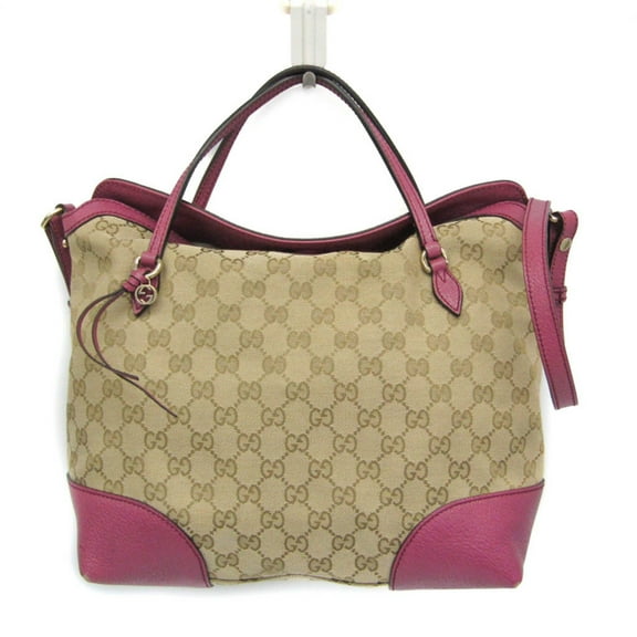 Pre-Owned Gucci GG Canvas Bree 353120 Women's Leather,GG Canvas Handbag,Shoulder Bag... (Good)