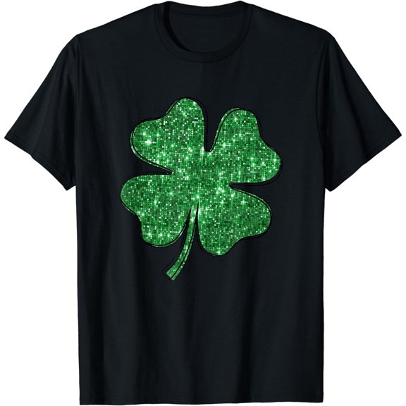 Clover Green St Patricks Day Irish Lucky Shamrock Women Girl T-Shirt