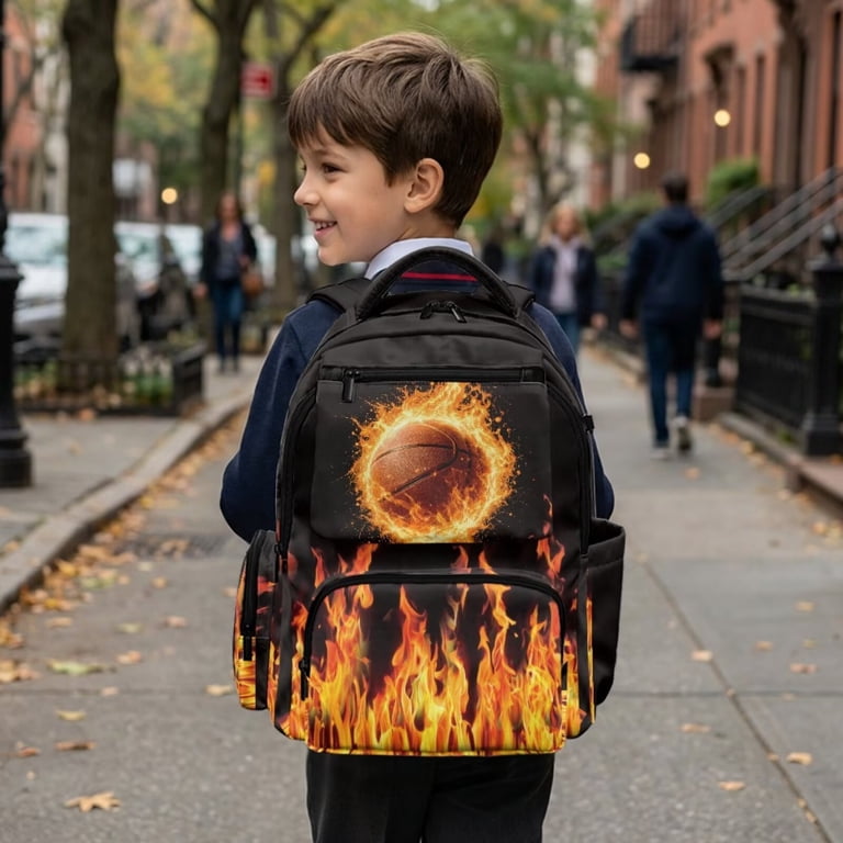 buy leather flame backpack Blueangle Electric Guitar In Fire Flames Print Travel for School Water Resistant Bookbag : Electronics The actual finished color might be slightly different from the advertising images based on the material. Large Backpack | Leather &