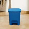 XYKA 110L Gallon Trash Can Plastic Step On Kitchen Trash Can Black