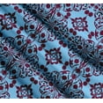 thumbnail image 3 of Soimoi Cotton Poplin Fabric Moroccan Damask Print Sewing Fabric Yard 56 Inch Wide, 3 of 7