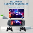 thumbnail image 4 of Consola de videojuegos portátil POWKIDDY X39pro con pantalla IPS de 4,3 pulgadas, compatible con PS1, retro, con mandos con cable, regalos para niños, 4 of 5