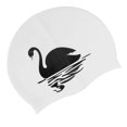 thumbnail image 3 of Waterproof Swimming Hat 1Pcs White with Flexible Comfort for Swimming Use, 3 of 5