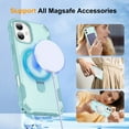 thumbnail image 2 of TECH CIRCLE Magneitc Case for iPhone 16 Plus,Shockproof Invisible Ring Stand Case Compatible with Mag Safe Rugged Back Cover for iPhone 16 Plus,Blue, 2 of 7