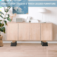 thumbnail image 5 of Bed Risers 3 Inch Heavy Duty, 4.8x4.8In Wide Opening Furniture Risers 8 Pack,Bed Lifts Risers for Sofa,Bed Frame,Tables, 5 of 5