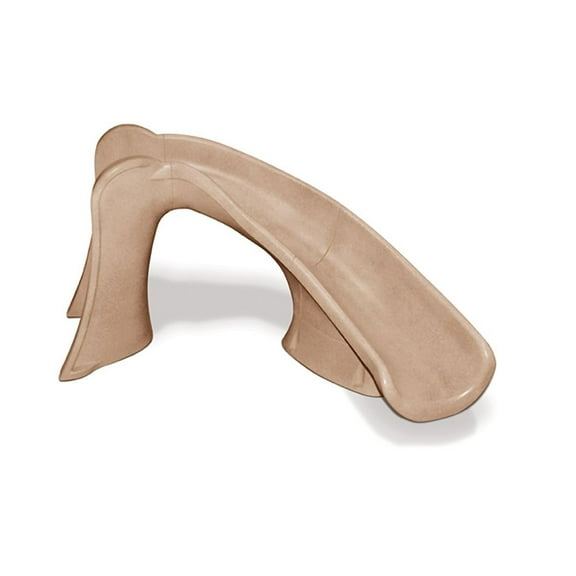 S.R. Smith Cyclone In-ground Swimming Pool Slide Right Curve - Taupe