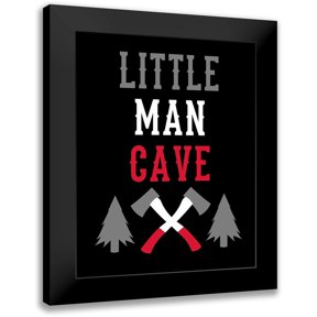 Robinson, Tamara 15x18 Black Modern Framed Museum Art Print Titled - Little Man Cave Lumberjack