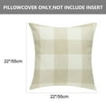 thumbnail image 4 of Unique Bargains Housse de Coussin Décorative Classique Rétro à Carreaux, Protège-Housse de Coussin pour la Maison et le Bureau, 4 of 10