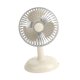 thumbnail image 1 of Mini ventilador portátil de escritorio USB para interiores y exteriores, ajustable a 90 degree. Beige, 1 of 9