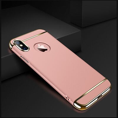 Funda protectora chapada de lujo para iPhone 11, 12, 13 Pro, Mini, XR, X, Xs, Max, 5, 5S, SE, 6, 6s, 7, 8 Plus Fivean unisex