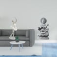 thumbnail image 2 of Elegante figura de Buda bailarina, escultura de arte moderno, adorno creativo de escritorio para dormitorio, oficina, entrada, centro de mesa Feng Shu, 2 of 8