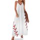 thumbnail image 1 of Nuevo vestido sin mangas con estampado de bandera del orgullo transgénero con triángulos fractales abstractos, ropa de mujer, vestidos de verano para mujer, 1 of 7