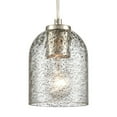 thumbnail image 3 of Atlas Lighting and Home 1-Light Mini Ceiling Pendant Light with Speckled Glass Shade - 7", 3 of 4