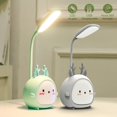 thumbnail image 3 of BJYX LED Lamp Portable Desk Foldable Light Cute Animal Ambient Light USB Charging LED Reading Lamp Eye Protective Night Light, 3 of 4