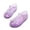 Purple, variant on SAWOBUUN Girls Glitter Jelly Shoes Sparkle Princess Soft Sole Closed Toe Summer Beach Party Flat Sandals