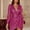 Hot Pink, variant on Gspmoly Dresses for Women Plus Size, Women'S Sequin Party Winter Long Sleeved Waist Pleated Buttocks Wrapped Skirtsexy Sundresses for Women Deals