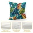 thumbnail image 4 of Shiartex  Palm Leaves Bed Pillow Covers, Tropical Beach Turquoise Green Palms Decorative Throw Pillow Cover Cushion Case for Sofa Bed Living Room Farmhouse Decor 12x12in, 4 of 5