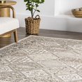 thumbnail image 3 of nuLOOM Becca Vintage Tile Area Rug, 5' x 8', Beige, 3 of 9