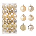thumbnail image 4 of 36 Piezas Bolas de Navidad Decoraciones Navideñas Adornos de de Navidad Brillantes Colgantes para Fiesta de Celebración del Día de San Valentín 4cm Macarena Bolas colgantes, 4 of 8
