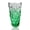 Gradient Green, variant on Heavy Flower Glass Vase Thickened 3.5lb 9.5inch Sparkle vase Bohemian Style, for Centerpieces,Kitchen,Office, Wedding,Perfect Home Decor Glass Vase